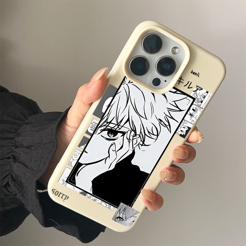 Ốp lưng cho iPhone 17 16 Pro Max 15 14 13 12 11 Hình ghép cậu bé Manga