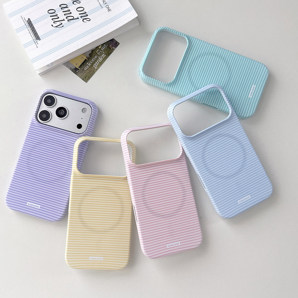 Ốp Lưng Cứng Tương Thích Với iPhone 11 11Pro 11ProMax 12 12Pro 12ProMax 13 13Pro 13ProMax 14 14ProMax 15 16E Plus air 17 17Pro 17ProMax Ốp Nam Châm Họa Tiết Hồng Mờ