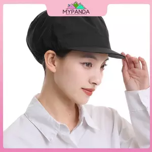 MYPANDA Hội thảo chống bụi Mũ phục vụ nhà máy thực phẩm Mũ làm việc căng tin Mũ làm việc Mũ bóng chày thông thường.