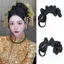 THEGIRL8B Tổng Hợp Hanfu Chignon, Mũ Trung Quốc Trang Phục Cổ Cosplay Tóc Giả, Tóc Ngọt Ngào Lông Tơ Công Chúa Tự Nhiên Nơ Tóc Bun Nữ