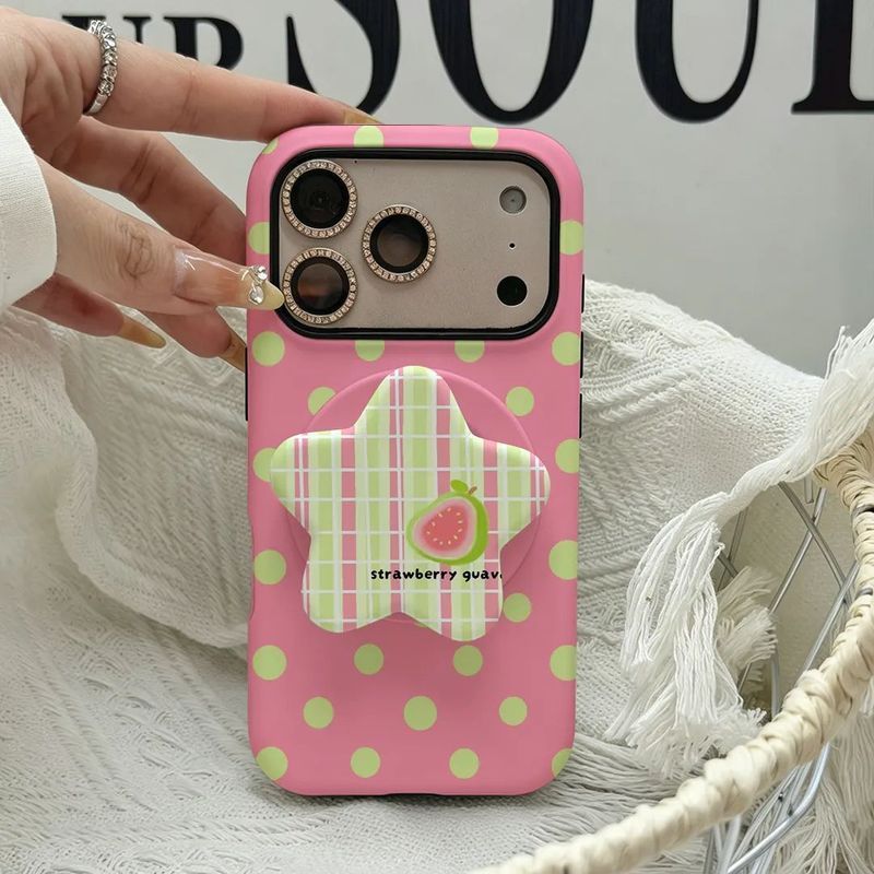 Vỏ phim từ tính Sweet ổi Thích hợp cho vỏ điện thoại Apple 16promax Apple 16promax / 15pro