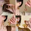 PNPIA-Millard Nhựa Mặt Dây Chuyền Bông Tai Nữ Thiết Kế Sáng Tạo Hoa sel Bông Tai Vintage Trang Sức Thời Trang