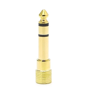 WU 6 5mm 1 4 Nam Cắm Vào 3 5mm 1 8 Jack Nữ Tai Nghe Stereo o Adapter