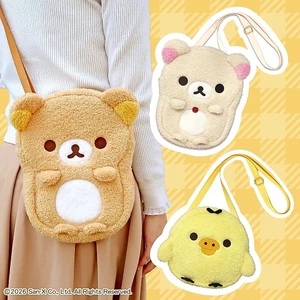 Dễ Thương San-X Rilakkuma Sang Trọng Túi Messenger Hoạt Hình Cô Gái Túi Đeo Vai Lưu Trữ Túi Điện Thoại Di Động
