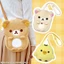 Dễ Thương San-X Rilakkuma Sang Trọng Túi Messenger Hoạt Hình Cô Gái Túi Đeo Vai Lưu Trữ Túi Điện Thoại Di Động