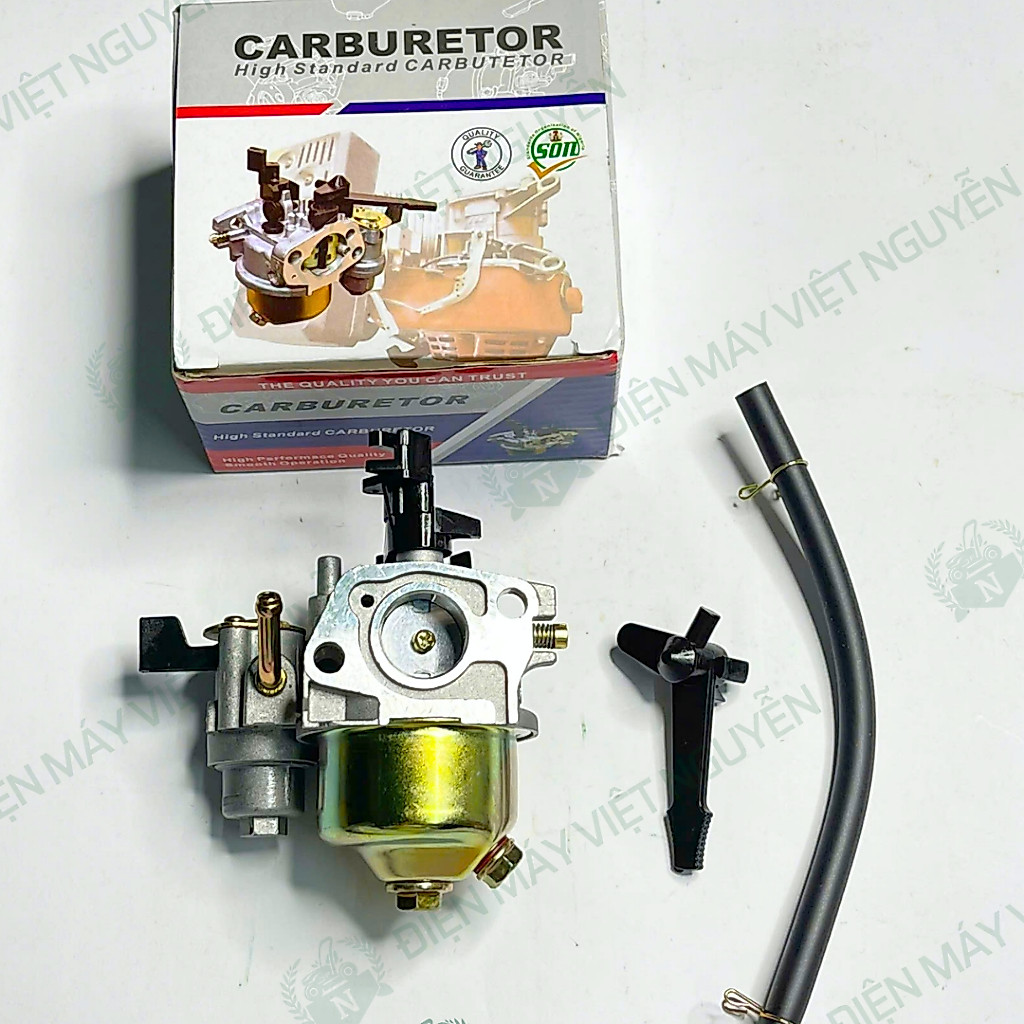 Bình xăng con 5.5hp, 6.5hp GX120, GX140, GX160, GX200 (168F) bộ chế hoà khí Máy Phát Điện 2KW - 3KW
