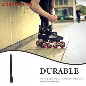 ZK Đen Nylon Hình Chữ T 230MM Nội Tuyến Trượt Boot Khóa Dây Đeo Con Lăn Giày Trượt Phụ Kiện VN