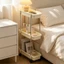 Giỏ đựng đồ lăn khoảng cách hẹp mới Dụng cụ sắp xếp nhà bếp mỏng nhiều tầng