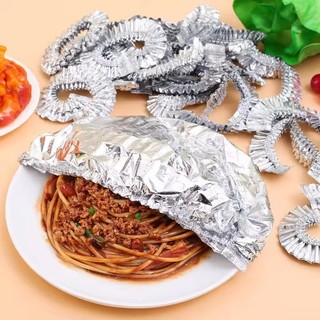 [GUUDUU] Vỏ bọc thực phẩm màng nhôm - Vỏ bảo quản thực phẩm quấn Saran - Nắp cách nhiệt nhà bếp - Phim cách nhiệt - Phim dán màng bọc Saran co giãn / Giao hàng miễn phí