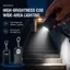 Đèn làm việc CQCJ, Đèn pin móc khóa COB LED Mini, Dụng cụ mở chai di động có thể sạc lại USB đa chức năng Đèn lồng khẩn cấp ngoài trời
