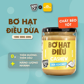 Bơ Hạt Điều Dừa WayOf - Không Đường - Giàu Protein Eat Clean Gym