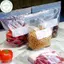 PUSKY Có Thể Tái Sử Dụng Bảo Quản Thực Phẩm Túi Nhựa Bánh Sandwich Quấn Túi Tủ Đông Có Dấu Chống Rò Rỉ Cho Nhà Bếp Gia Đình Và Văn Phòng VN