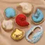 IFASIN Ocean Shell Charms, Kích thước lớn Phong cách bãi biển Conch Charms, Chủ đề đại dương thời trang Thép không gỉ DIY Vòng cổ quyến rũ Dự án DIY