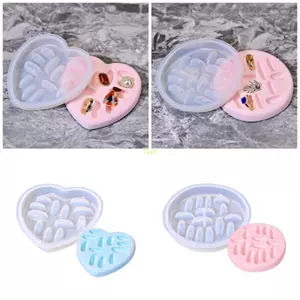 Flgo Dễ Dàng Phát Hành Nhẫn Silicon Giá Đỡ Khay Khuôn Cho Món Ăn Trang Sức Cá Tính
