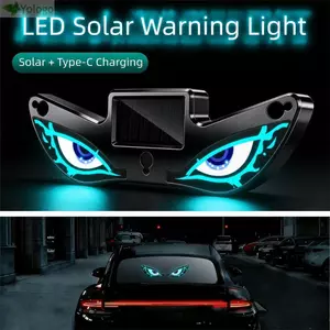 Đèn LED ô tô YOLOGO, Đèn cảnh báo ô tô hút không dây, Đèn rung trên màn hình năng động Đèn khí quyển ô tô