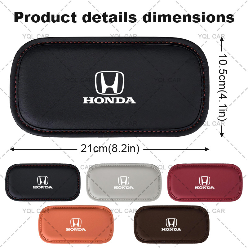 1 / 2 Chiếc Da Chân Ô Tô Còn Lại Tay Miếng Lót Mềm Ghế Ô Tô Đệm Bảo Vệ Cho Xe Honda Civic Accord Phù Hợp Với CR-V HR-V Loại R Mugen