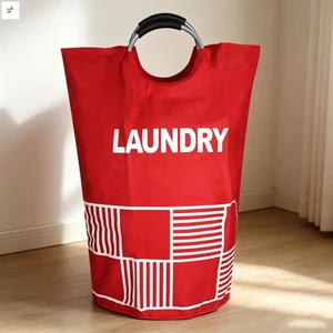 Giỏ đựng đồ giặt có thể gập lại dung tích lớn - Hộp đựng đồ di động bằng vải Oxford cho phòng tắm