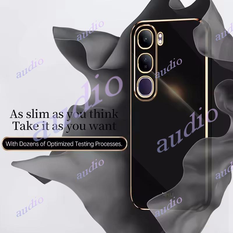 Vivo Y31s 5G Vỏ Mạ Điện Sang Trọng Cho Vivo Y31s Y31S VivoY31s 5G 2026 Ốp Điện Thoại Sang Trọng Mạ Vuông Chống Sốc Ốp Lưng Mềm TPU Cho VIVO Y31s y31s VivoY31s VIVOY31s 5G