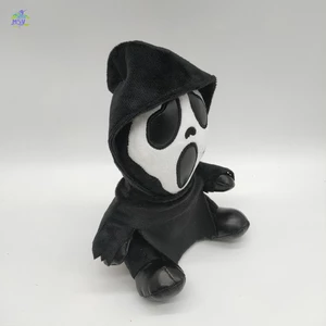 Đồ chơi nhồi bông sang trọng Ghostface Hình sưu tập Búp bê mềm dành cho người hâm mộ kinh dị