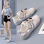 Giày Nữ Baotou Sandal Nữ Mùa Hè 2026 Rỗng Rỗng Giày Thoáng Khí Nhỏ Trắng Giày Nữ 105 RCWE