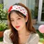 1 / 2 Chiếc - Nút Lớn Băng Đô Quấn Tóc Nhiều Màu Sắc Ngọt Ngào Phong Cách Trái Tim Chấm Bi Băng Đô Polyester Phong Cách Vintage Co Giãn Băng Đô Quấn Tóc