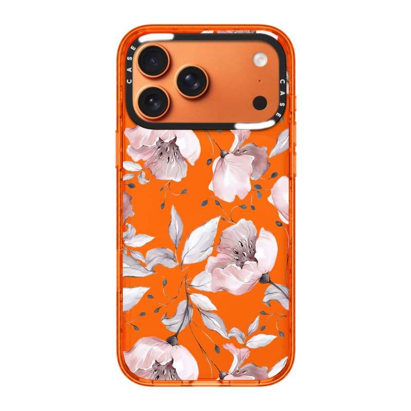 CASECASE X Hoa Hồng Cam / Đỏ / Perri Bộ Sưu Tập Kẹo Tím Màu Trong Suốt Cứng Từ Hút Tác Động Cho Apple IPhone 13 14 15 16 17Pro Max Plus Có Hộp