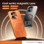 Ốp Lưng Cho Xiaomi 17T Pro Cool Series Họa Tiết Da Không Có Vân Tay Thu Hút Từ Tính Giá Đỡ Xoay Chống Rơi Vỏ Điện Thoại