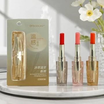 Thay đổi nhiệt độ Son môi Nhiệt độ Cảm giác Màu sắc Thay đổi Son dưỡng môi Dầu môi Màu Son Không dễ phai Màu Cốc dính Dưỡng ẩm Dưỡng ẩm