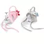 QEARY Cat Teaser Hat, Đồ chơi trêu ghẹo gắn trên đầu có thể điều chỉnh chống cắn, Đồ dùng cho mèo có lông vũ Tự giải trí Phim hoạt hình tương tác Cat Stick Pet Play