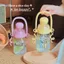 Phong Cách Mới Mùa Hè Cốc Nước Ánh Sáng Sang Trọng Cao Cấp Cảm Giác Bé Gái Cao Cấp Rơm Cốc Chịu Nhiệt Độ Cao Di Động Niche Kính