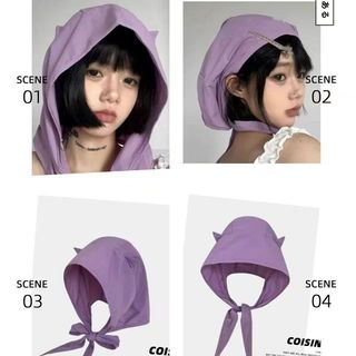 Loom Lure Khăn quàng cổ chống nắng, Mũ chống nắng có mũ trùm đầu chống tia cực tím thời trang