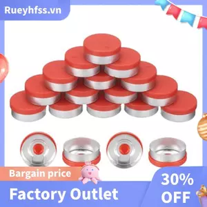 Mũ lật, 200 CÁI Burr-Free Flip Off Top Caps Seals Flip Off Seals Caps Cover
