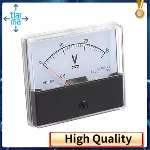 -670 Vôn kế bảng điều khiển tương tự DC 30V độ chính xác