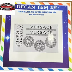 Bộ Tem Dán Xe Điện veeếacee dán xe K1,VC,V1 Tem 3 lớp, không ảnh hưởng đến màu sơn của xe