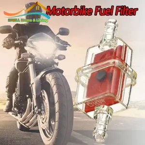 Quad Dirt ATV Xe Máy Xe Đạp Nội Tuyến Lọc Từ Tính Đỏ Lọc Xăng 6 Mm