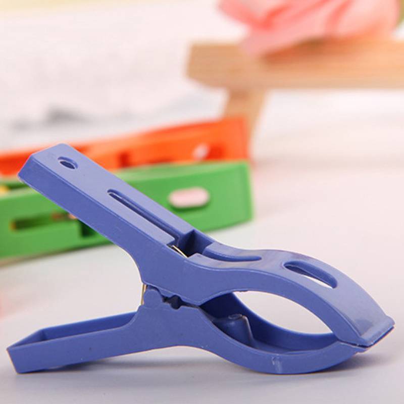 Nhíp 8 Cái / bộ Móc Treo Kẹp Nhựa Lớn Chống Gió Đi Biển Khăn Quần Áo Chân Lò Xo Kẹp Kẹp Quần Áo Mạnh Mẽ Nóng Mới Giá Rẻ VN