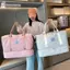 Cheenm Thời Trang Du Lịch Duffel Túi Chống Thấm Nước Mở Rộng Dung Tích Lớn Túi Du Lịch Nữ Túi Tập Gym VN