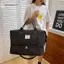 Cheenm Thời Trang Du Lịch Duffel Túi Chống Thấm Nước Mở Rộng Dung Tích Lớn Túi Du Lịch Nữ Túi Tập Gym VN