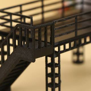 Any2Get5% tắt tỷ lệ 1 / 64 Khung thép Diorama Đế trưng bày Mô hình nền tảng hai tầng Mô hình cảnh nhà để xe ô tô Phụ kiện hiển thị cảnh