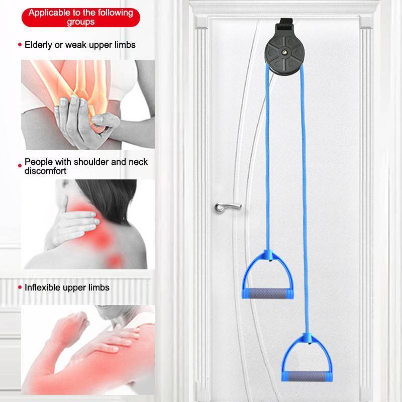 Springevenstar Trị liệu vai Tập thể dục Hệ thống ròng rọc Phục hồi chức năng cánh tay trên cửa Thiết bị tập luyện Trị liệu vai Tập thể dục Ròng rọc Springevenstar
