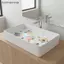 {BUDDI} Koi Washbasin Stier Chống thấm nước có thể tháo rời Nghệ thuật bồn rửa hoa tự dính cho phụ kiện cải tạo phòng tắm {buddingenergy}