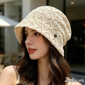 Mũ mùa hè dành cho nữ Mũ len dệt kim nhẹ Mũ len mềm mại