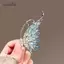 AqToCna Tinh Tế Bướm Trâm Cài Kim Cương Ba Chiều Kẻ Sọc Kim Cương Thời Trang Chân Đa Năng Sáng Bóng Xòa Quần Áo Phụ Kiện AqToCna