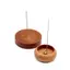 {BUDDI} 1 Cái Giá Đỡ Khay Gỗ Trầm Hương Bắc Mỹ Gỗ Chắc Chắn Hương Sti Handmade Trà Đạo Tròn Lư Hương {buddingenergy}