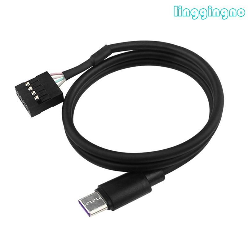 RR Tốc Độ Nhanh USB 3 1 Loại C Dây Nguồn Với 9Pin Bo Mạch Chủ Kết Nối Cho Màn Hình VSecondary Màn Hình LCD PC