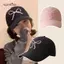 AqToCna Ngọt Nơ Bóng Chày Cotton Có Thể Điều Chỉnh Mũ Snapba Xuân Thu Thêu Mũ Nữ Ngoài Trời Thường Ngày Mũ Chống Nắng Tấm Che Mũ AqToCna