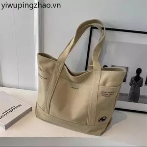 Túi Vải Sinh Viên Nữ Dung Tích Lớn Túi Tote 2024 Phong Cách Mới Phù Hợp In Hình Túi Mẹ Di Động Một Vai Túi Mua Sắm