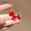 AqToCna Dễ Thương Ngựa Đỏ Thổ Cẩm Tinh Tế Cung Hoàng Đạo Ngựa Trâm Cài Pin Dành Cho Nữ Tính Khí Phù Hợp Với Ve Áo Corsage Phụ Kiện Quà Tặng Năm Mới AqToCna