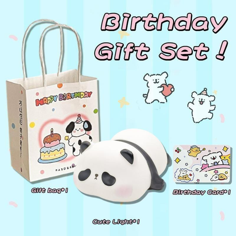 🚚【giao Hàng 24h】Hoạt Hình Hình Hình Gà Mini Đèn Tặng Bộ Gấu Trúc Dễ Thương Thỏ Đèn Ngủ Để Bàn Trang Trí Người Bạn Quà Tặng Sinh Nhật