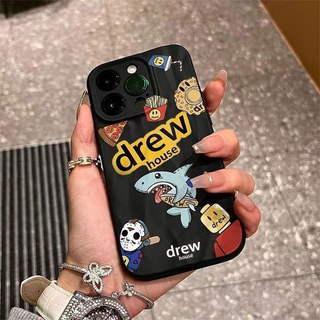 Ốp lưng mềm chống sốc họa tiết thiên cá cho iPhone 17/16/15/14/13/12/11 Pro Max/7/8 Plus/XR/XS Max/SE
